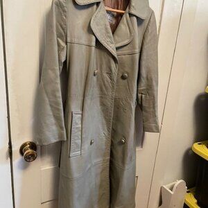 Leather Coat size small